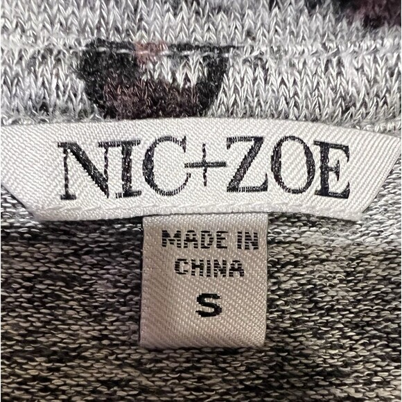 NIC+ZOE Women's You've Been Spotted Top Soft Rayon Blend Long Sleeve Size Small - Picture 5 of 6